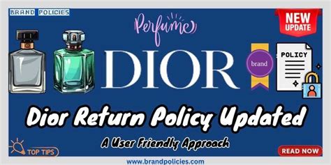 Dior refund policy